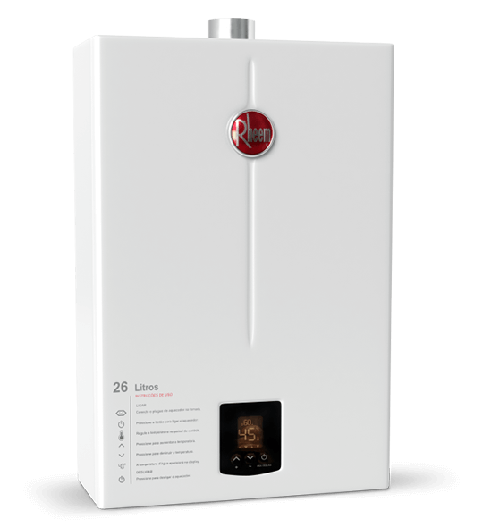 Aquecedor Digital 26 L Rheem