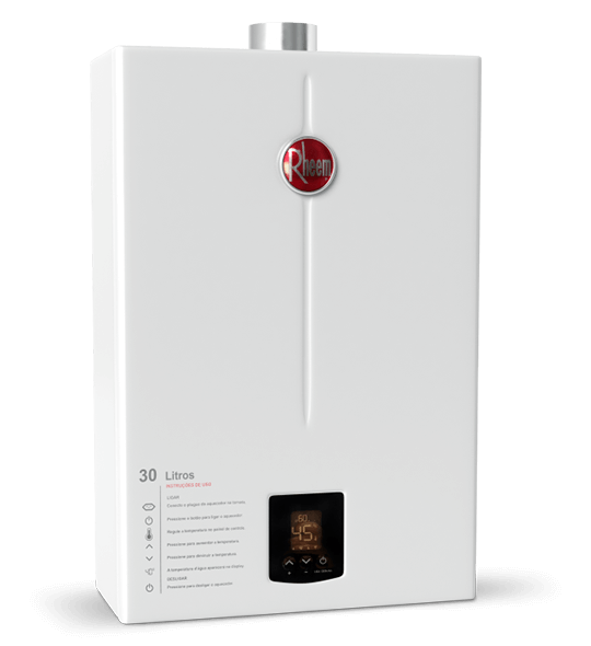 Aquecedor Digital 30 L Rheem